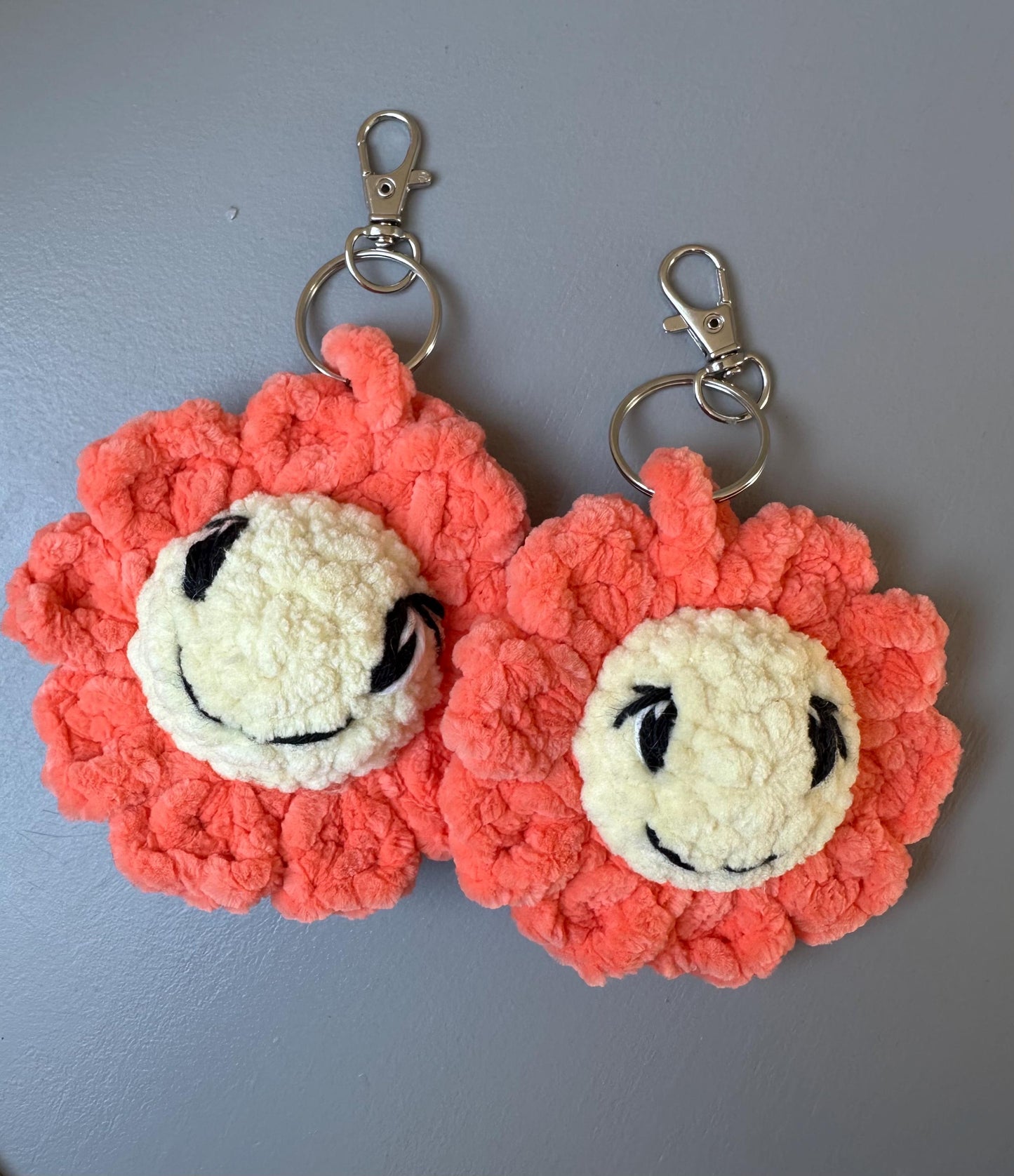 Porte clef fleur