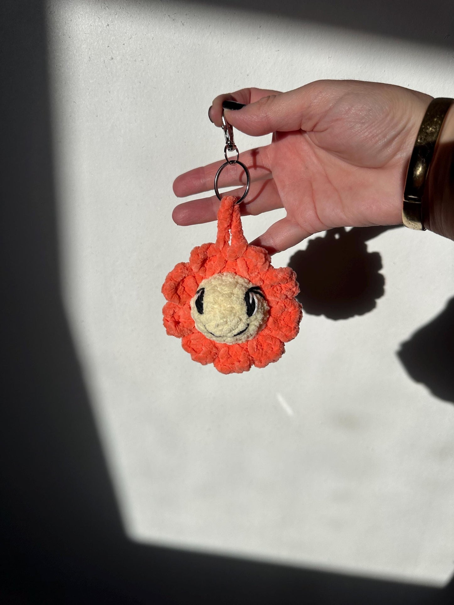 Porte clef fleur