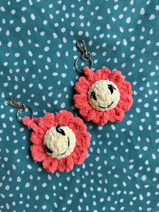Porte clef fleur